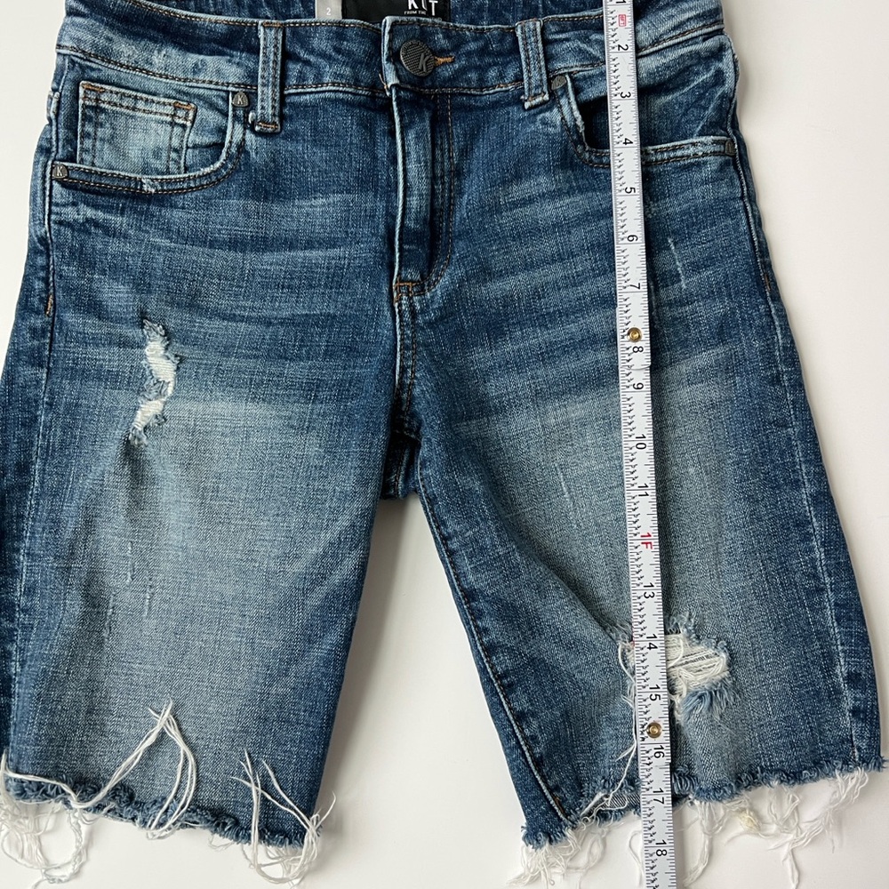 Kut from the Klotj Distressed Denim Shorts - Picture 5 of 5